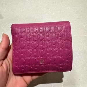 Carolina Herrera small wallet color pink